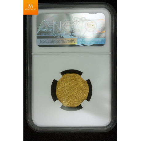 Rundeskatten gull dukat 1724 Utrecht kvalitet 0/01, NGC MS63