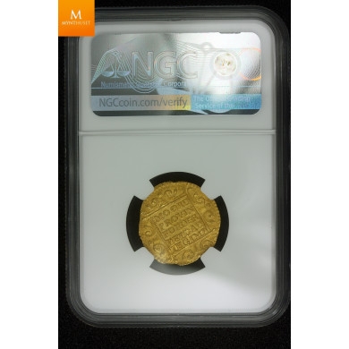 Rundeskatten gull dukat 1724 Utrecht kvalitet 0/01, NGC MS63
