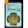 Peru gull 100 Soles 1954 kvalitet 0/01, NGC MS64 Nydelig stor gullmynt