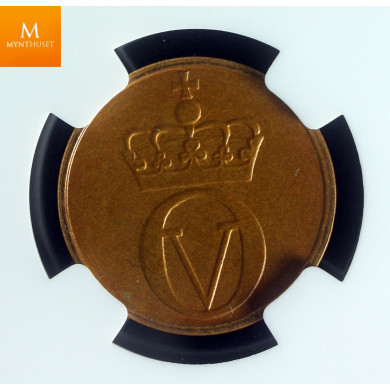 Norway: 2 øre 1968 kvalitet 0 , NGC MS64 BN