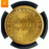 Finland Russia 20 Markkaa 1910 L kvalitet 0, NGC MS66