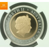 Australia 1999P Bi Metallic Silver and Gold 100 dollar Perth Mint Centennial Kvalitet proof, NGC PF 69 UC