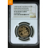 Australia 1999P Bi Metallic Silver and Gold 100 dollar Perth Mint Centennial Kvalitet proof, NGC PF 69 UC