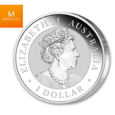 AUSTRALIA 2021 WEDGE TAILED EAGLE 1 OZ  .9999 Søllv mynt i kvalitet BU