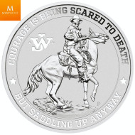 Tuvalu John Wayne 2021 1 oz  .9999 Sølv mynt i kvalitet BU