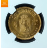 20 kroner/5 SP 1875 kvalitet 0/01, NGC MS66