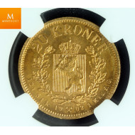 20 kroner 1902 kvalitet 0/01, NGC MS66