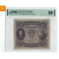 100 kroner 1928 kvalitet pen 1, PMG VF30 EPQ