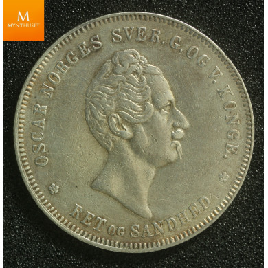 1 Speciedaler 1856 kvalitet 1+