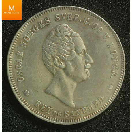 1 Speciedaler 1856 kvalitet 1+