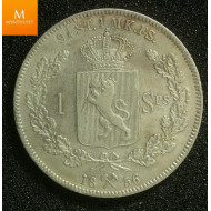 1 Speciedaler 1856 kvalitet 1+