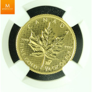 Canada 2005 GOLD 10 dollar Maple Leaf M7 Privy kvalitet Proof like NGC SP69