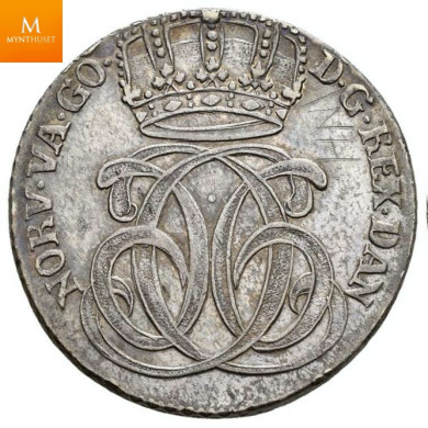 24 skilling 1744 kvalitet 1+ Ex OMG