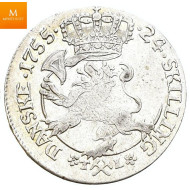 24 skilling 1744 kvalitet 1+ Ex OMG