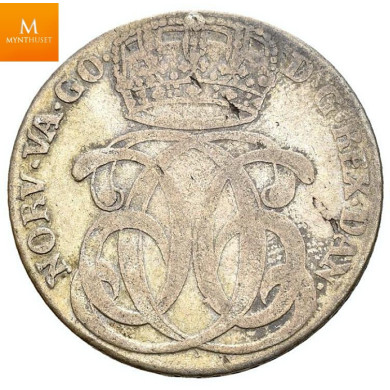 24 skilling 1744 kvalitet 1+ Ex OMG