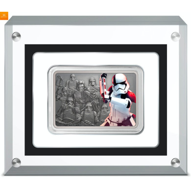 NIUE 2021 1 OZ SØLV STAR WARS™ «EXECUTIONER TROOPER™» ANTIKK FARGET M/ETUI & COA