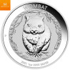1 oz 2021 Australia Wombat .9999 Sølv mynt i kvalitet BU
