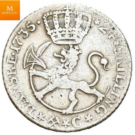 24 skilling 1735 kvalitet 1, EX OMG