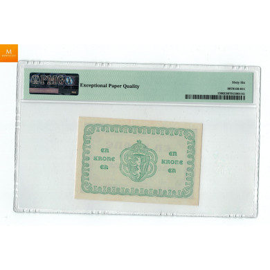 1 krone 1917 kvalitet 0 , PMG MS66 EPQ