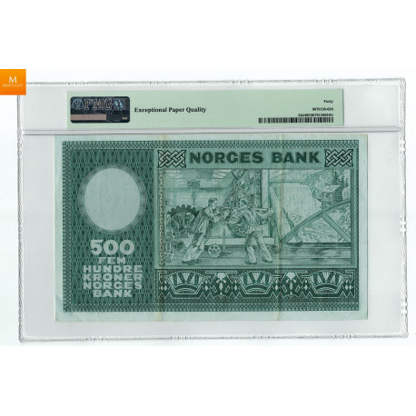 500 kroner 1966 A.2274235 kvalitet 1, PMG VF35