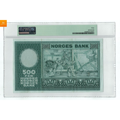 500 kroner 1966 A.2274235 kvalitet 1, PMG VF35