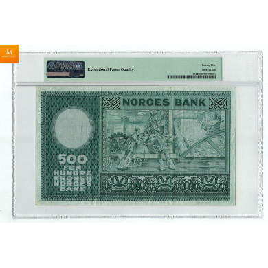 500 kroner 1966 A.2274235 kvalitet 1, PMG VF35