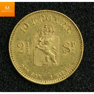 10 kroner 1874 kvalitet 01