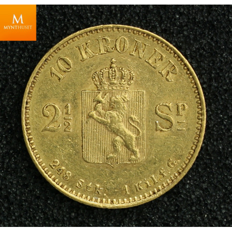 10 kroner 1874 kvalitet 01