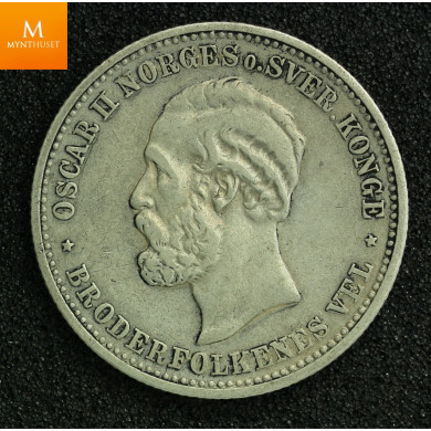 2 kroner 1885 kv 1/1+