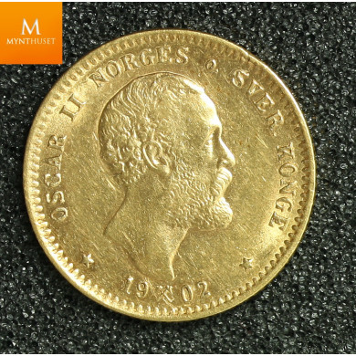 10 kroner 1902 kvalitet 1+/01