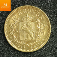 10 kroner 1902 kvalitet 1+/01