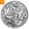 Australia Chinese Myths and Legends - Dragon 2021 1 oz 9999 Sølv mynt i kvalitet BU