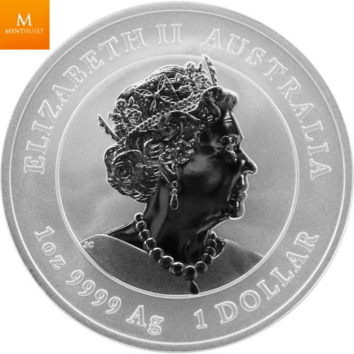 Australia Lunar Series III 2020 1 oz - Year of the Mouse Chinese "Harvest" Privy 9999 Silver BU Coin