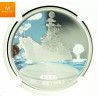 Tuvalu sølv 1 dollar 2007 "USS Missouri" kvalitet proof, NGC PF70