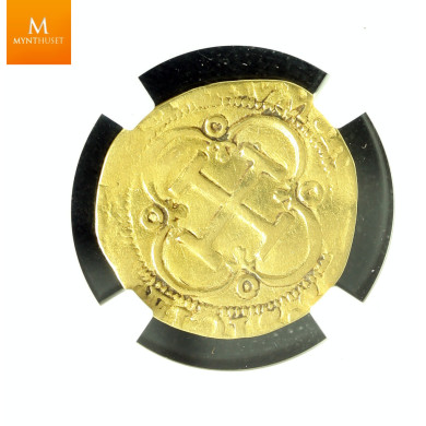 "Pirat mynt" Spania 1516-56 Escudo Seville Square D to lef kvalitet VF