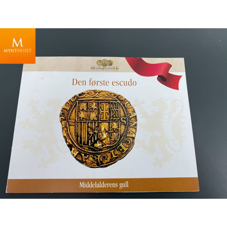 "Pirat mynt" Spania 1516-56 Escudo Seville Square D to lef kvalitet VF