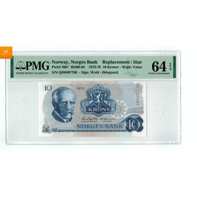 10 kroner 1975 QD.047766 10 kroner 1975 QD.047766