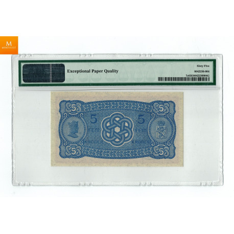 5 kroner 1939 R.6905906 kvalitet: 0, PMG MS65 EPQ