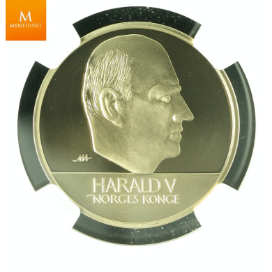 Norway 1999 20 kroner Viking NGC PF69