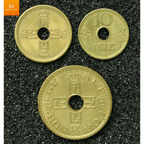 Londonsett 1942 Kvalitet 0/01 i treskrin i fra samlerhuset