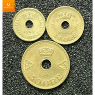 Londonsett 1942 Kvalitet 0/01 i treskrin i fra samlerhuset