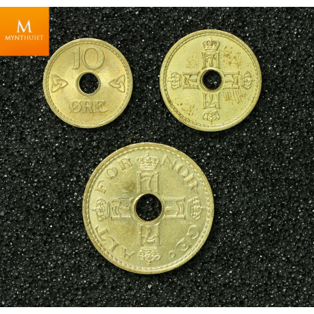 Londonsett 1942 Kvalitet 0/01 i treskrin i fra samlerhuset