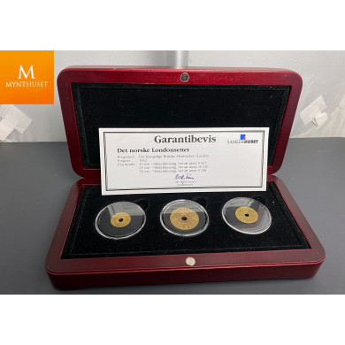 Londonsett 1942 Kvalitet 0/01 i treskrin i fra samlerhuset