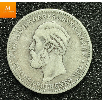 2 kroner 1888 kvalitet 1små kantanmerkninger