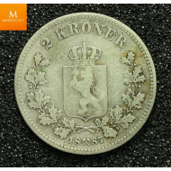 2 kroner 1887 kvalitet 1