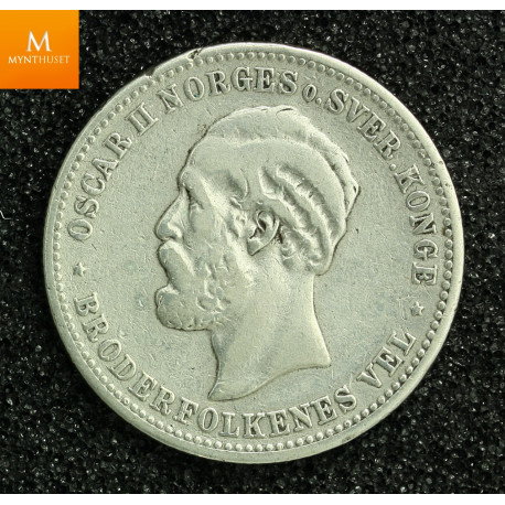 2 kroner 1887 kvalitet 1