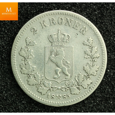 2 kroner 1887 kvalitet 1