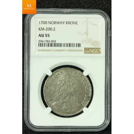 4 Mark 1700 kvalitet 1+/01, NGC AU55