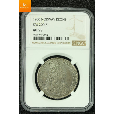 4 Mark 1700 kvalitet 1+/01, NGC AU55