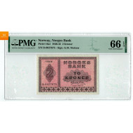 2 kroner 1944 D.0927675 kvalitet 0 , PMG MS66EPQ